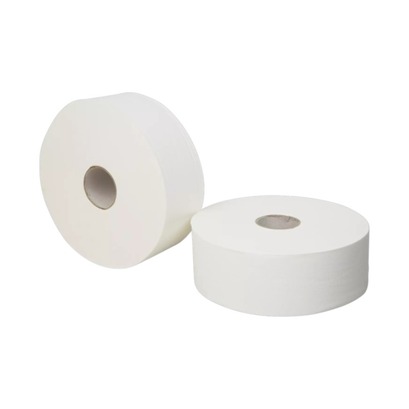Toilettenpapier Euro Maxi Jumbo - recyceltes Weiß - 2-lagig - 380m x 9,1cm - 6rl,